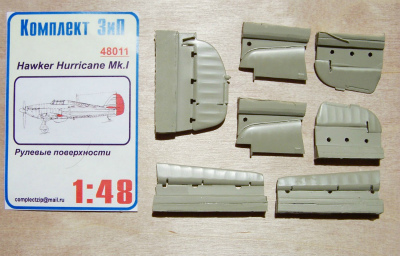 【新製品】48011)ホーカー ハリケーン Mk.I 動翼