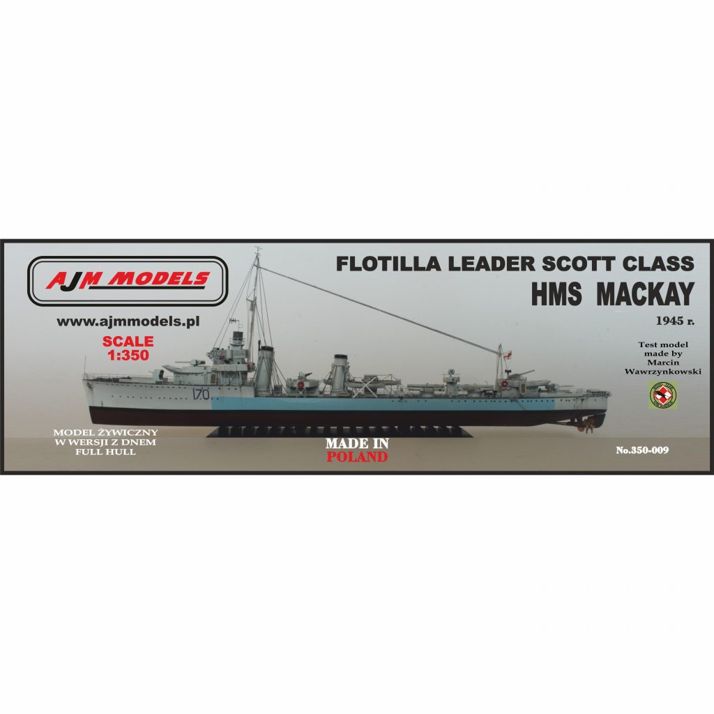 【新製品】350-009 スコット級駆逐艦 マッケイ Mackay 1945