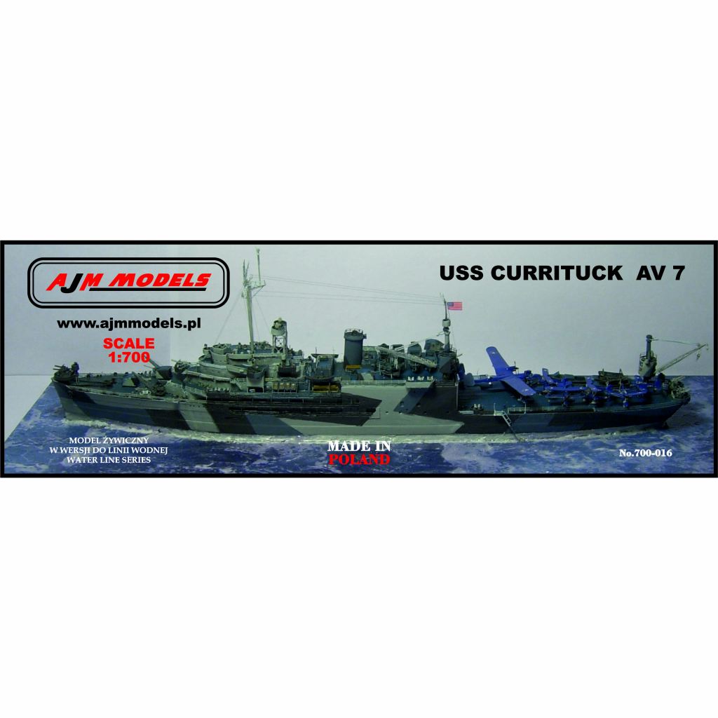 【新製品】700-016 米海軍 カリタック級水上機母艦 AV-7 カリタック Currituck