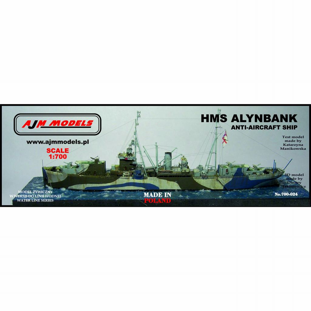 【新製品】700-024 英海軍 特設防空艦 アリンバンク Alynbank