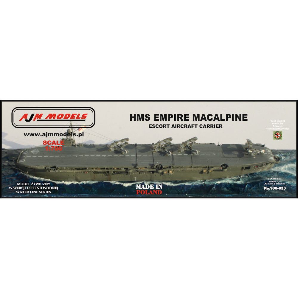 【新製品】700-033 英国海軍 MACシップ エンパイア・マックアルペイン級穀物運搬船型航空母艦 エンパイア・マッカルパイン Empire MacAlpine