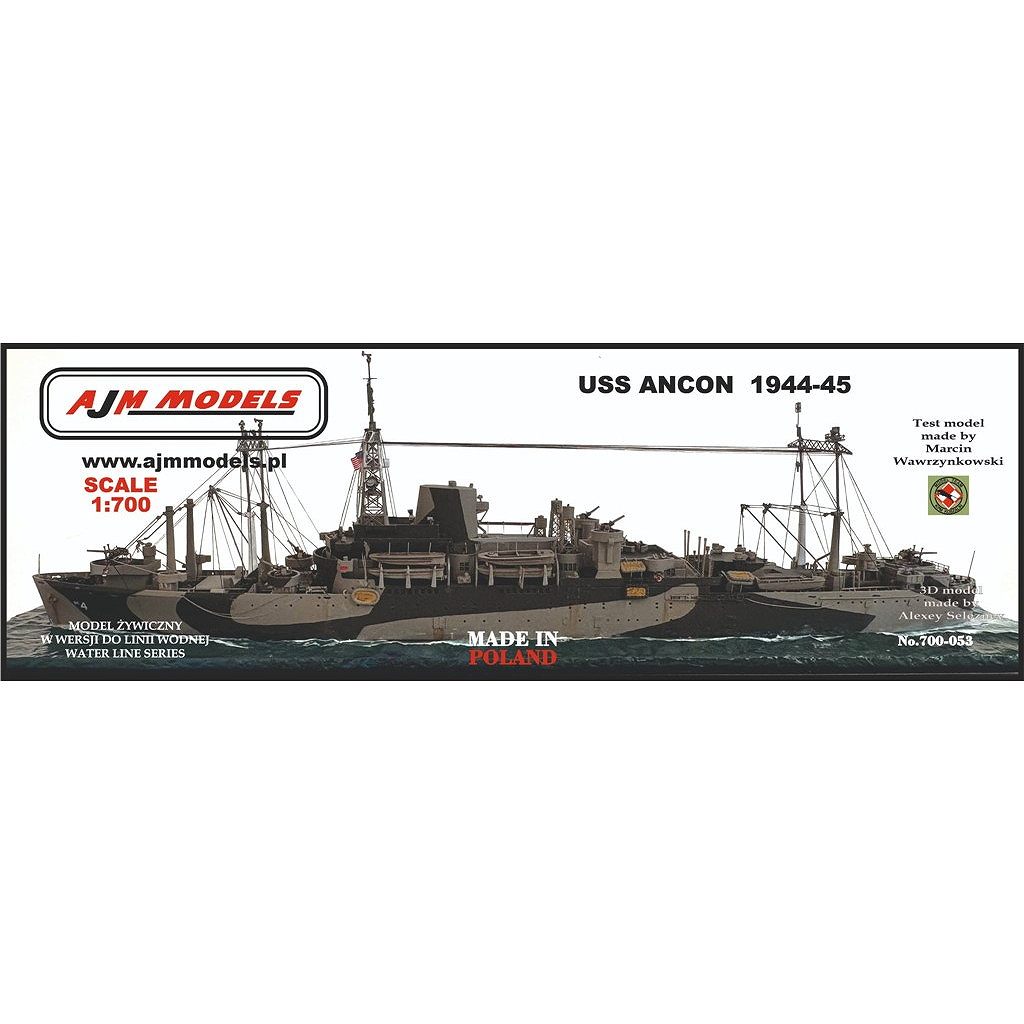 【新製品】700-053 WWII 米国海軍 揚陸指揮艦 AGC-4 アンコン Ancon 1944-45
