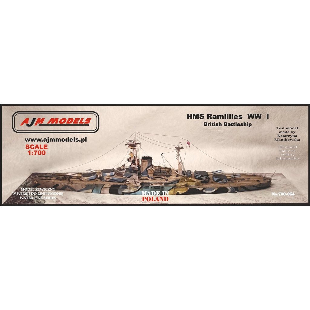 【新製品】700-054 WWI 英国海軍 戦艦 ラミリーズ Ramillies