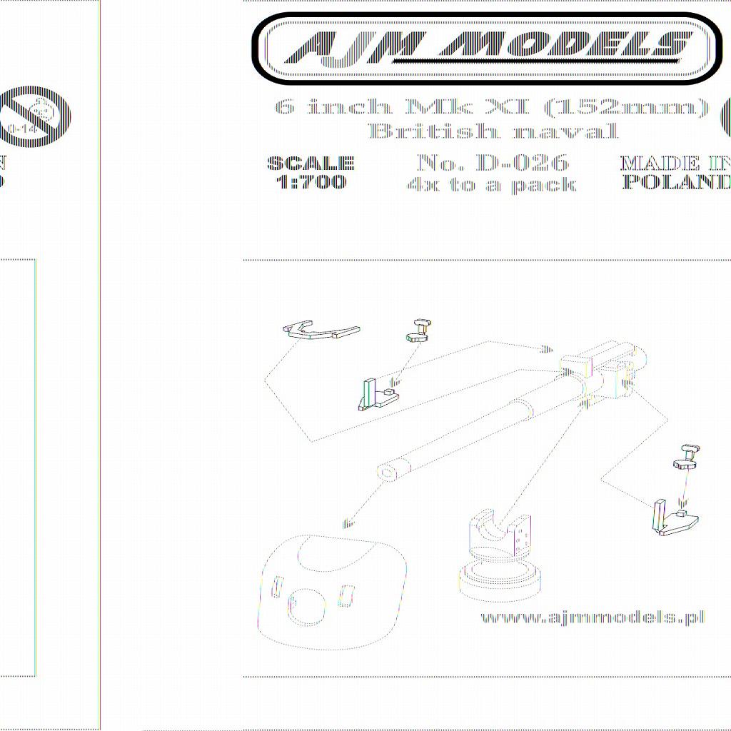 【新製品】D-026)英海軍 6インチMk.XI 152mm砲