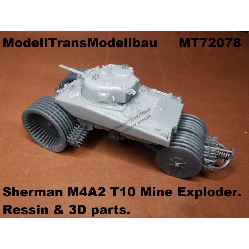 【新製品】MT72078 M4A2 シャーマン T10 地雷処理車