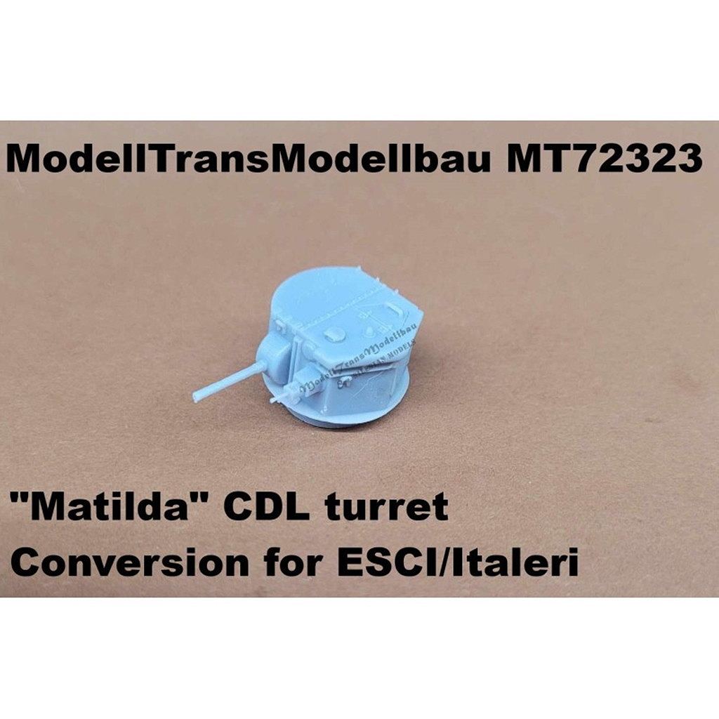 【新製品】MT72323 WWII イギリス マチルダ CDL砲塔 コンバージョンセット