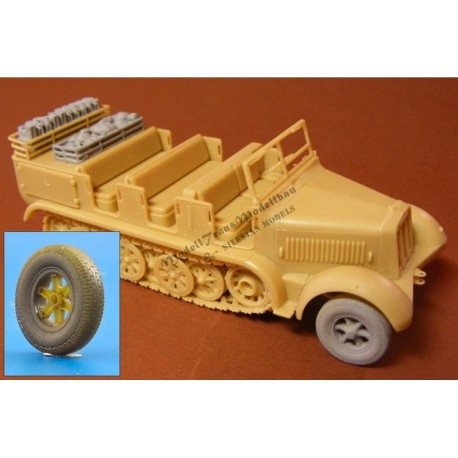 【再入荷】MT72388 Sd.Kfz.7 装備品+ホイール&タイヤ