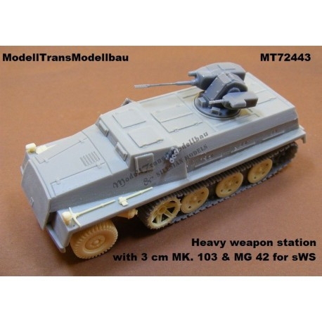 【再入荷】MT72443 ドイツ ｓWS 3cm 3cm MK.103&MG42 ヘビーウェポンステーション