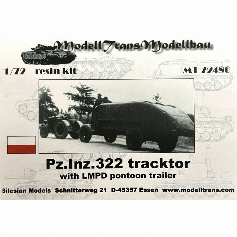 【新製品】MT72486 PZInz 322 トラクター w/LMPD ポンツーントレーラー
