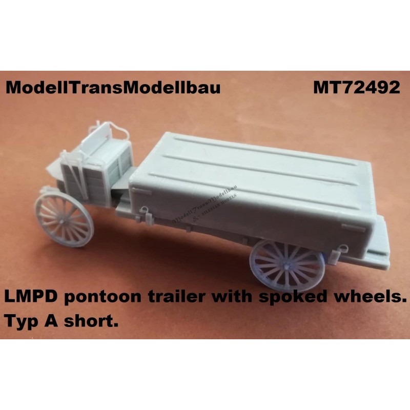 【再入荷】MT72492 LMPD ポンツーントレーラー スポークホイール ショートタイプ