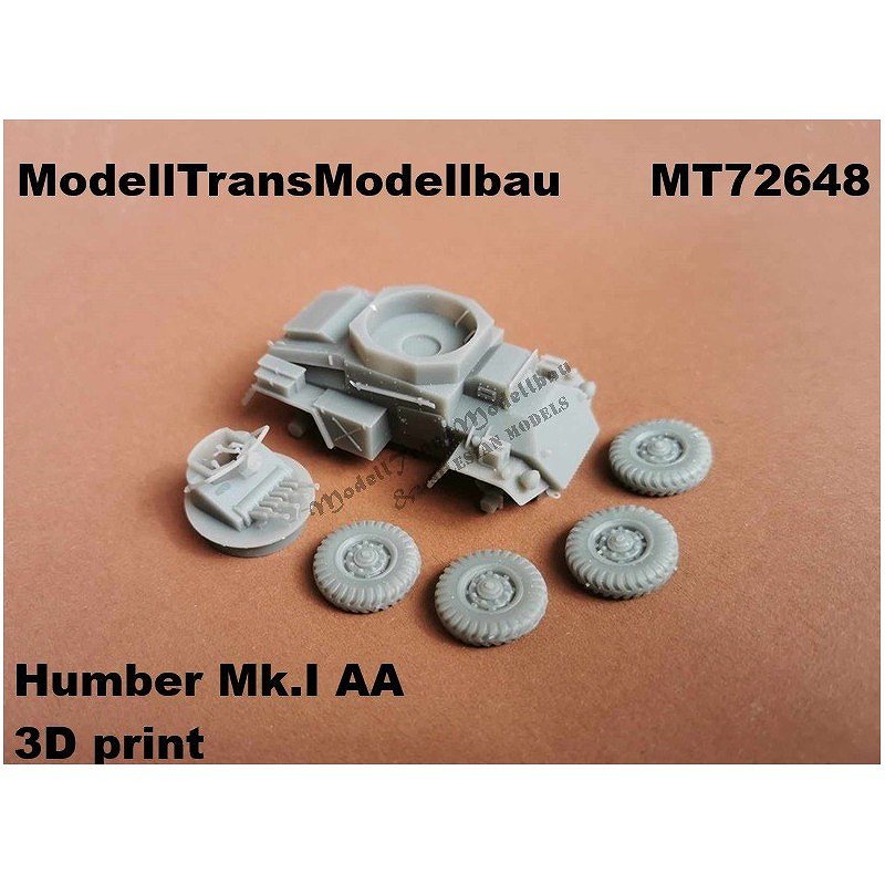 【新製品】MT72648 イギリス ハンバー装甲車 Mk.I AA 対空機銃装備型