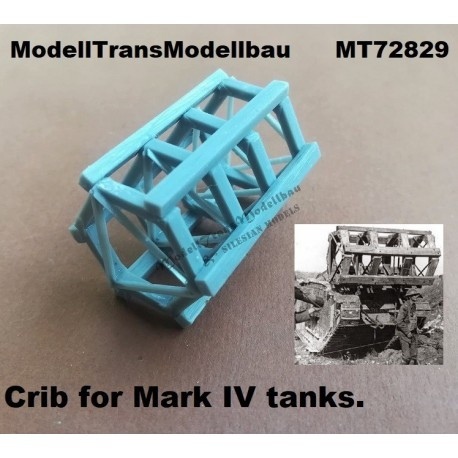 【新製品】MT72829 イギリス マークIV戦車用塹壕乗越装置 CRIB