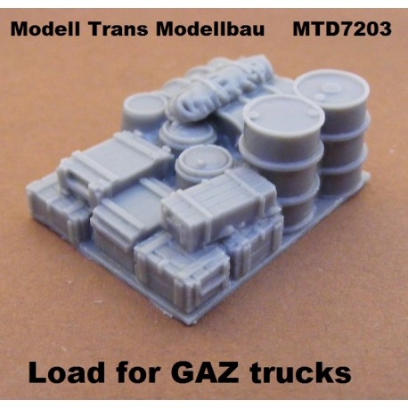 【新製品】MTD7203)GAZトラック 積荷