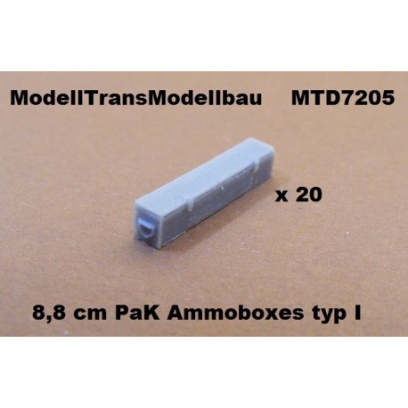 【新製品】MTD7205)8.8cm対戦車砲 弾薬箱