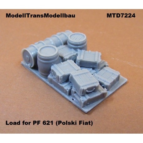 【新製品】MTD7224)ポーランド フィアット621 積荷