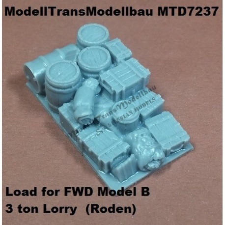 【新製品】MTD7237 アメリカ FWDモデルB 3トン運搬車 積荷