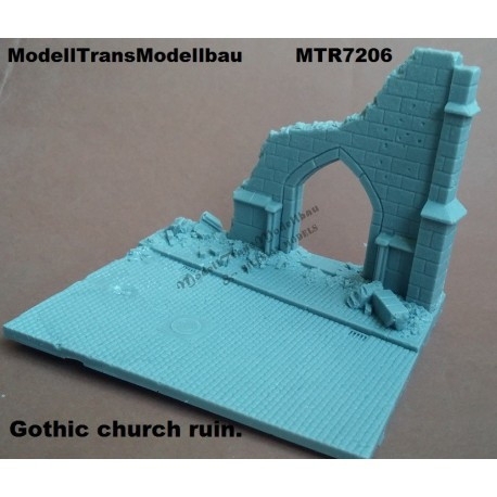 【新製品】MTR7206 破壊されたゴシック建築の教会
