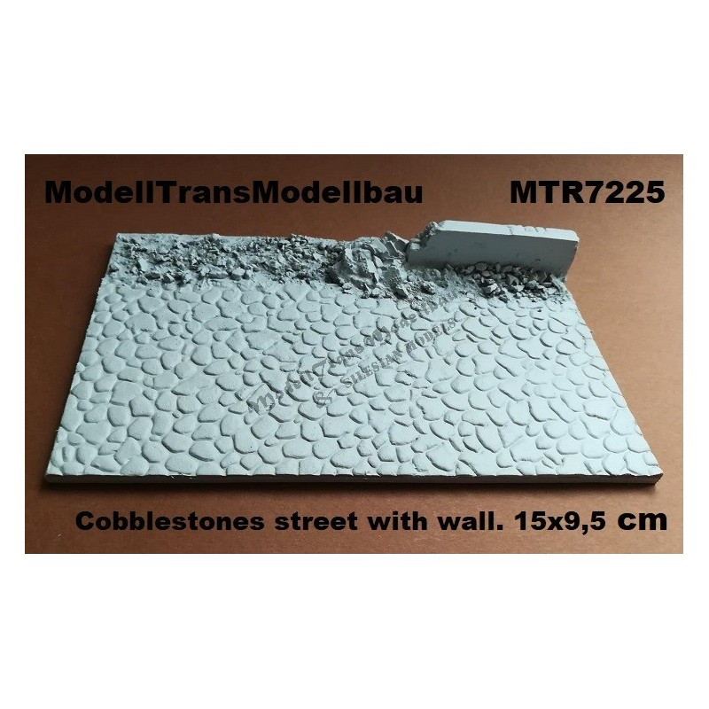 【新製品】MTR7225 石畳の道と塀 2