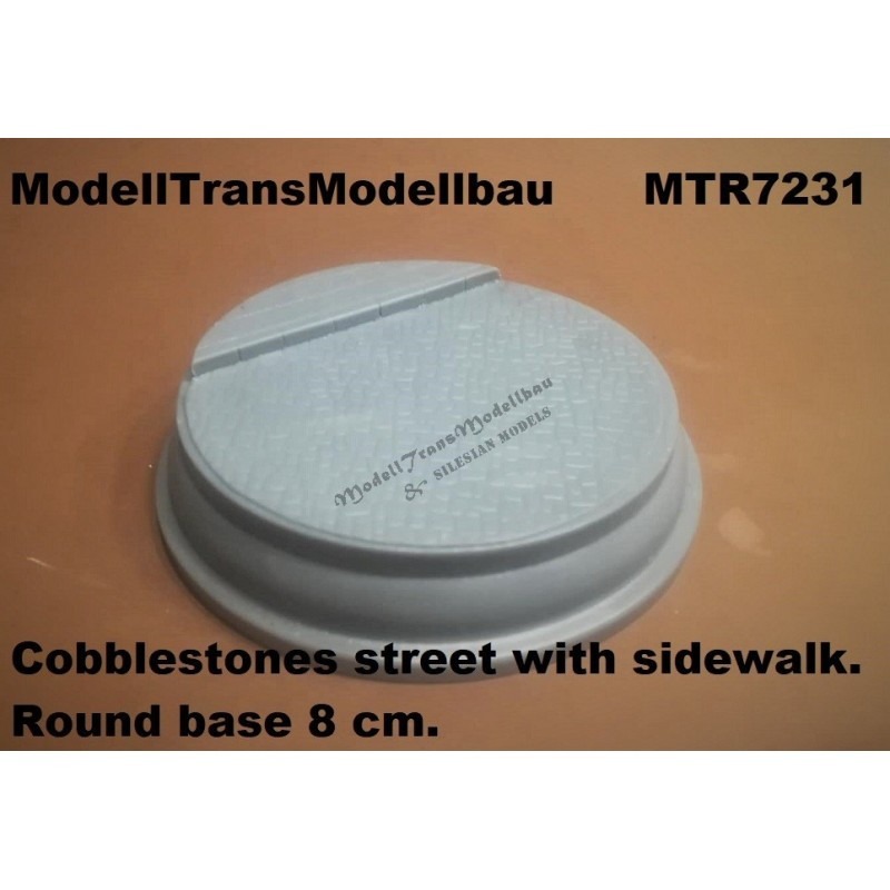 【新製品】MTR7231 石畳の道と歩道 丸型ベース