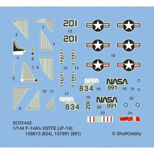 【新製品】SO31442)F-14A VSTFE(JF-14, NASA 834, 991)