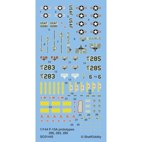 【新製品】SO31445)F-15A プロトタイプ 71-0280、710283、710285