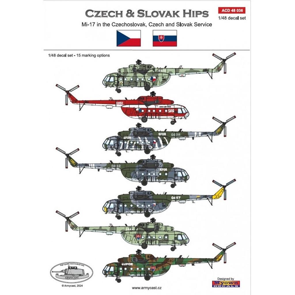 【新製品】ACD48036 1/72 ミル Mi-17 チェコ & スロバキア