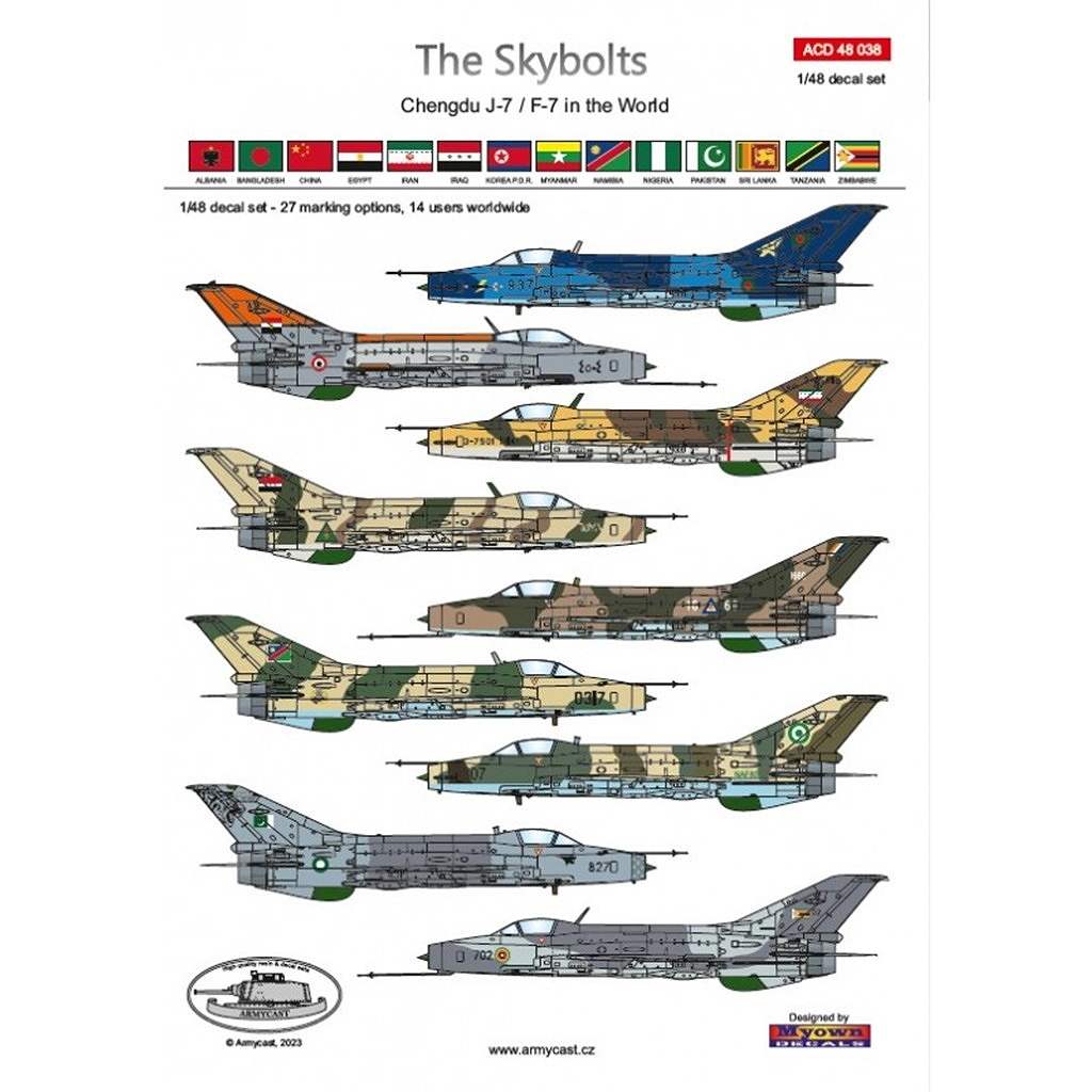 【新製品】ACD48038 1/48 F-7 スカイボルト 殲撃七型