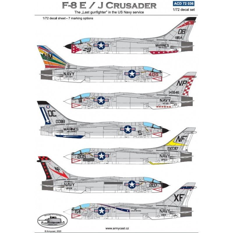 【新製品】ACD72036 チャンス・ヴォート F-8E/J クルセイダー アメリカ海軍