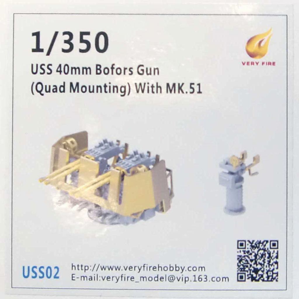 【新製品】USS02 米海軍 40mmボフォース四連装機銃 Mk.51付