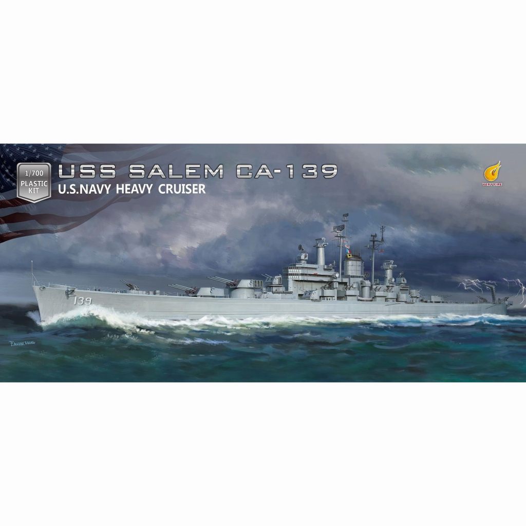 【新製品】VF700908DX 米海軍 重巡洋艦 CA-139 セーラム Salem デラックス版