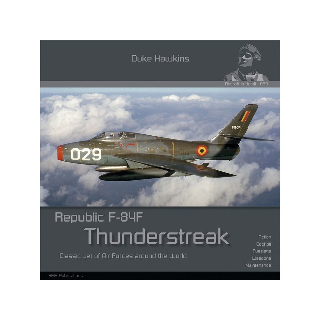 【新製品】エアクラフト・イン・ディテール 039 リパブリック F-84F サンダーストリーク 【ネコポス規格外】