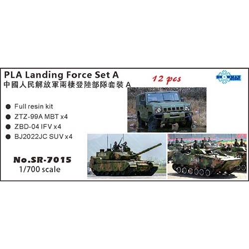 【新製品】SR-7015 中国軍 車両セットA