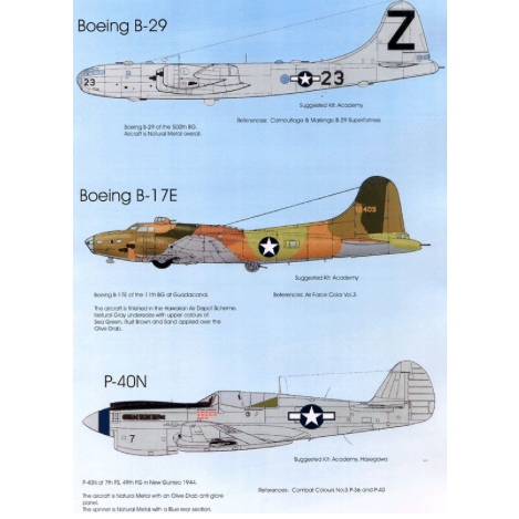 【新製品】BMD72037 アメリカ陸軍航空軍 Pt.2