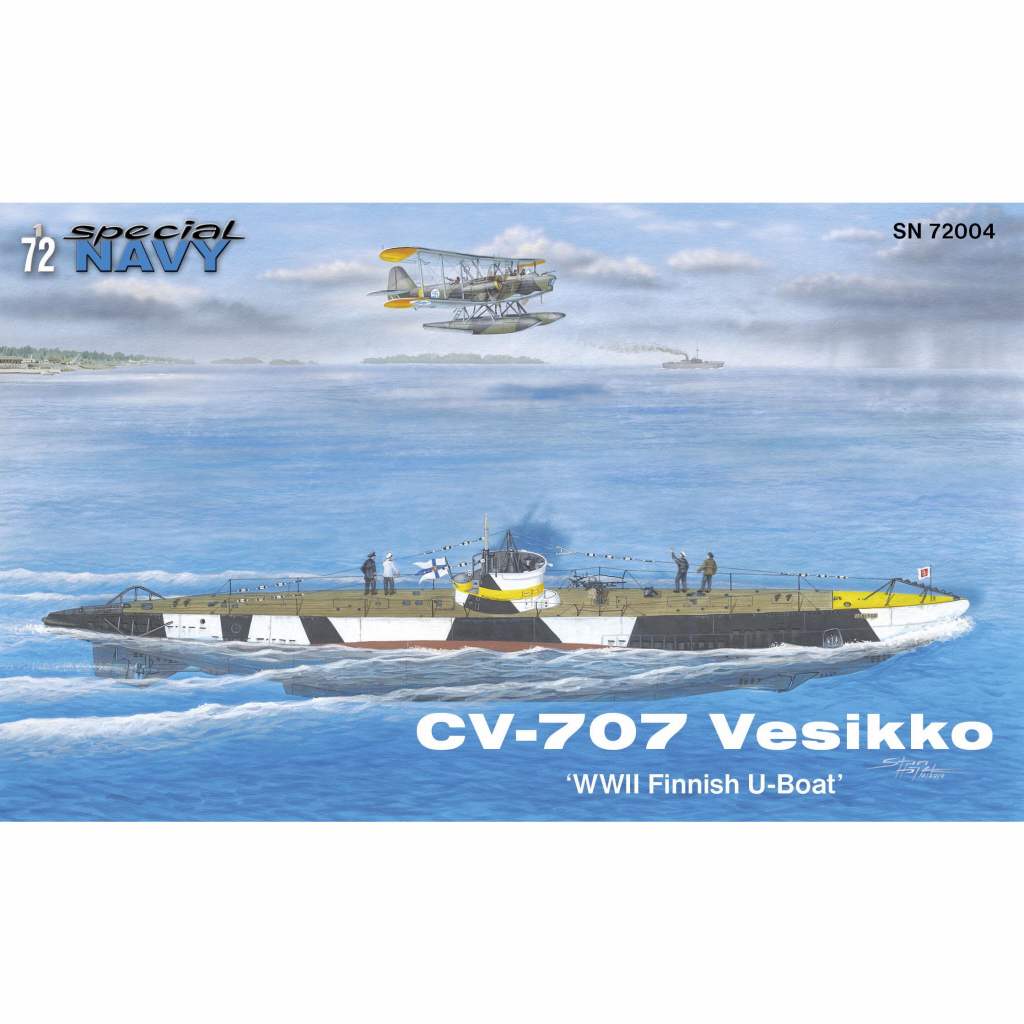 【新製品】SN72004 フィンランド海軍 CV-707 ヴェシッコ小型潜水艦