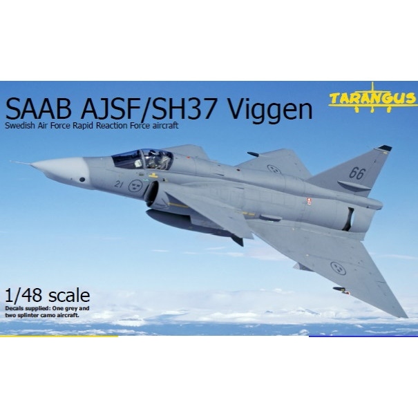 【新製品】TA4808 サーブ AJSF/SH-37 ビゲン 偵察型