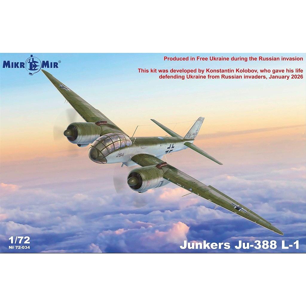 【新製品】72-034 1/72 ユンカース Ju388L-1 偵察機