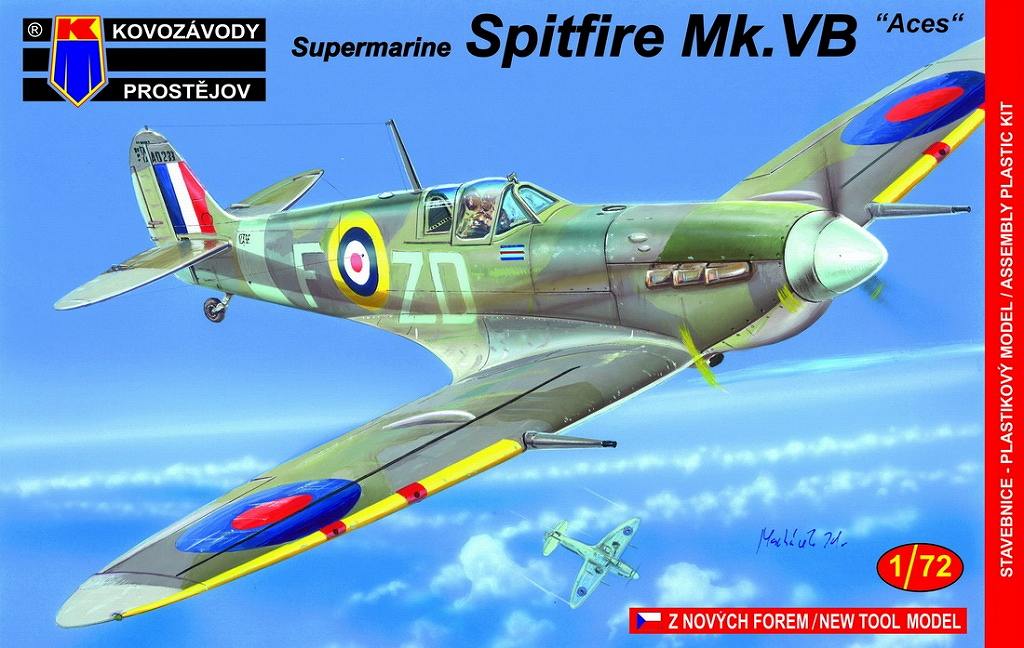 【新製品】KPM0074)スーパーマリン スピットファイアMk.VB RAF初期 エースパイロット