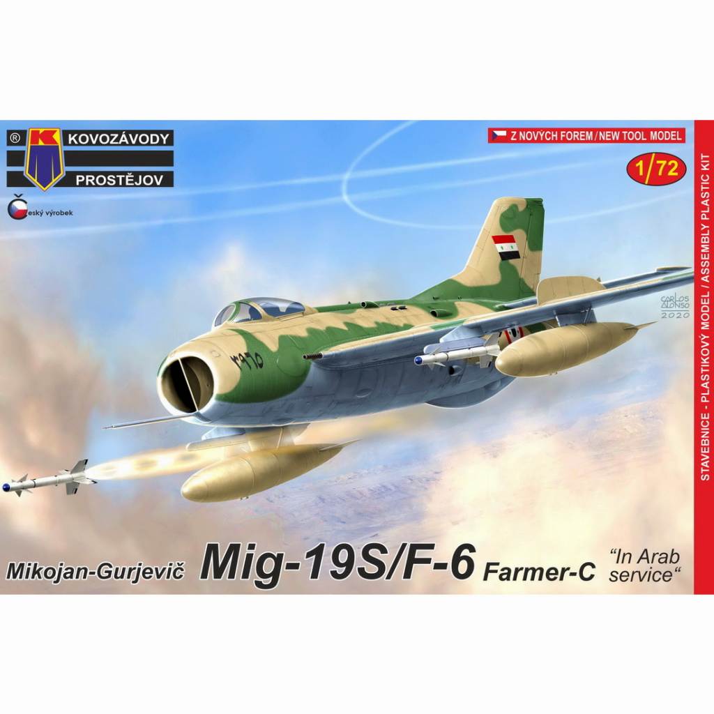 【新製品】KPM0188 ミグ MiG-19S シェンヤン F-6 ファーマーC アラブ諸国