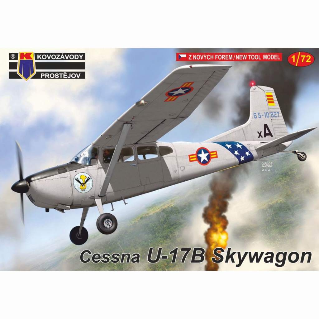 【新製品】KPM0235 1/72 セスナ U-17B スカイワゴン