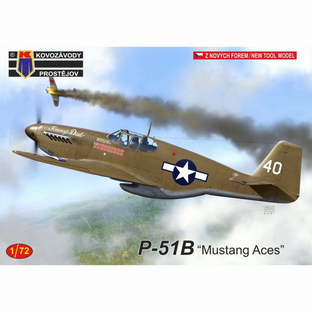 【新製品】KPM0245 1/72 ノースアメリカン P-51B マスタング ｢エースパイロット｣