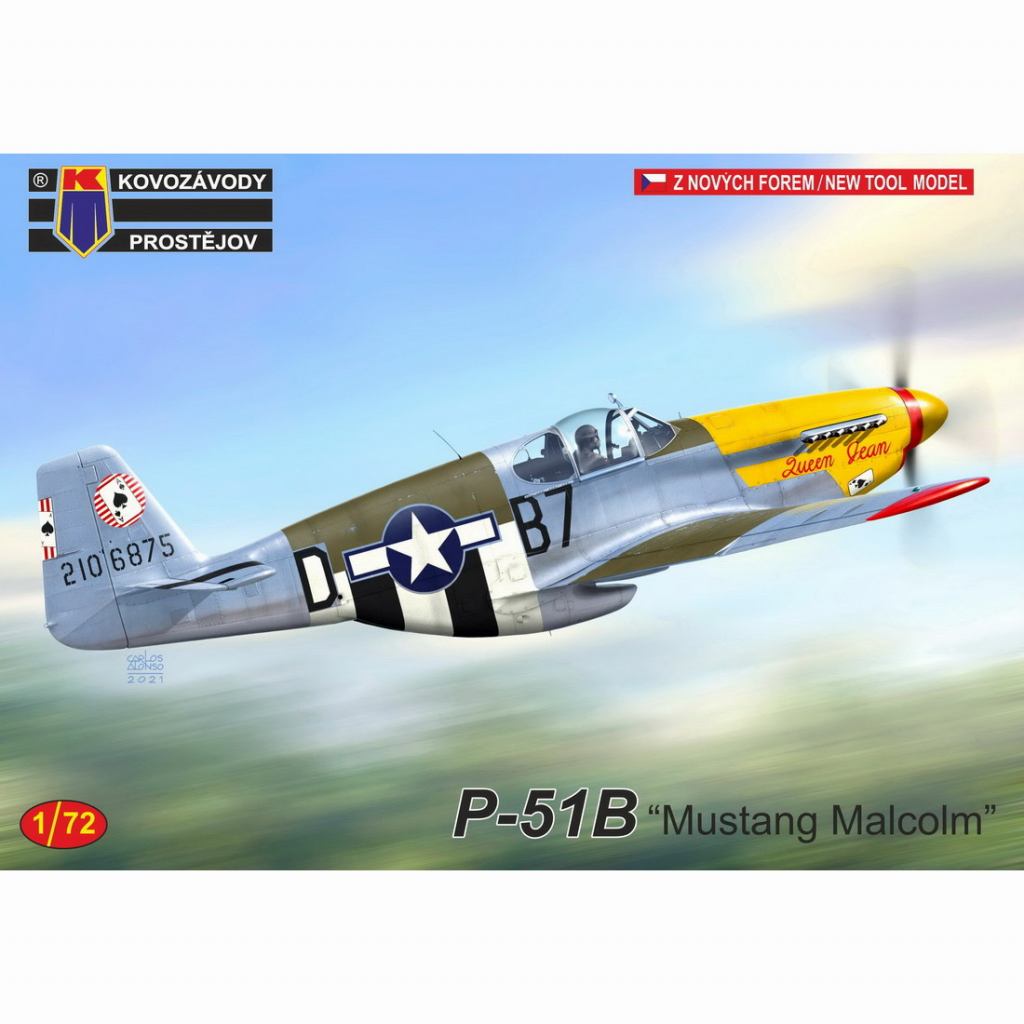 【新製品】KPM0247 1/72 ノースアメリカン P-51B マスタング ｢マルコムキャノピー｣