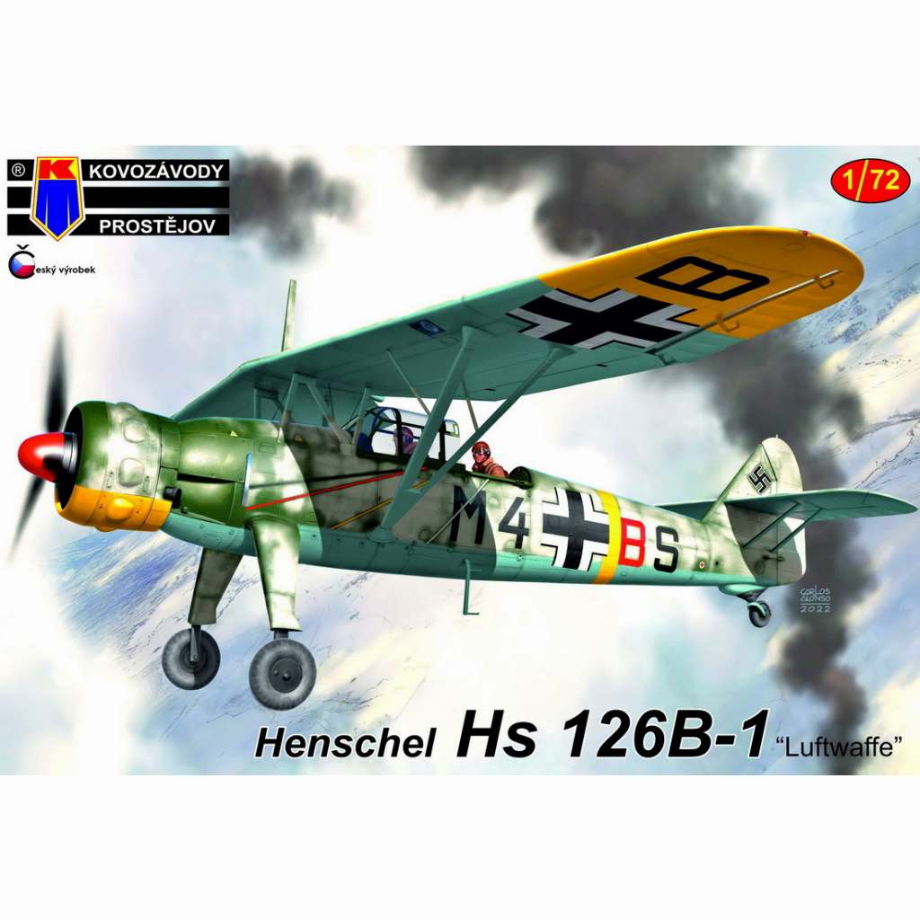 【新製品】KPM0336 1/72 ヘンシェル Hs126B-1 ｢ドイツ空軍｣