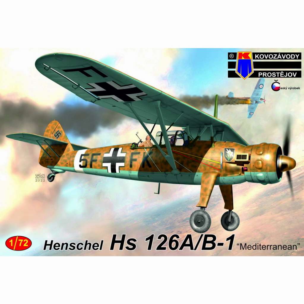 【新製品】KPM0337 1/72 ヘンシェル Hs126A/B-1 ｢地中海戦線｣