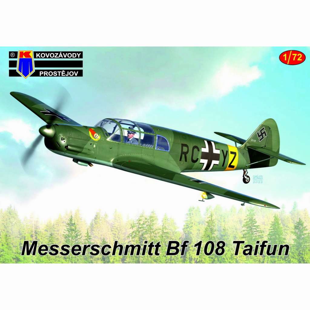 【新製品】KPM0339 1/72 メッサーシュミット Bｆ108 タイフーン