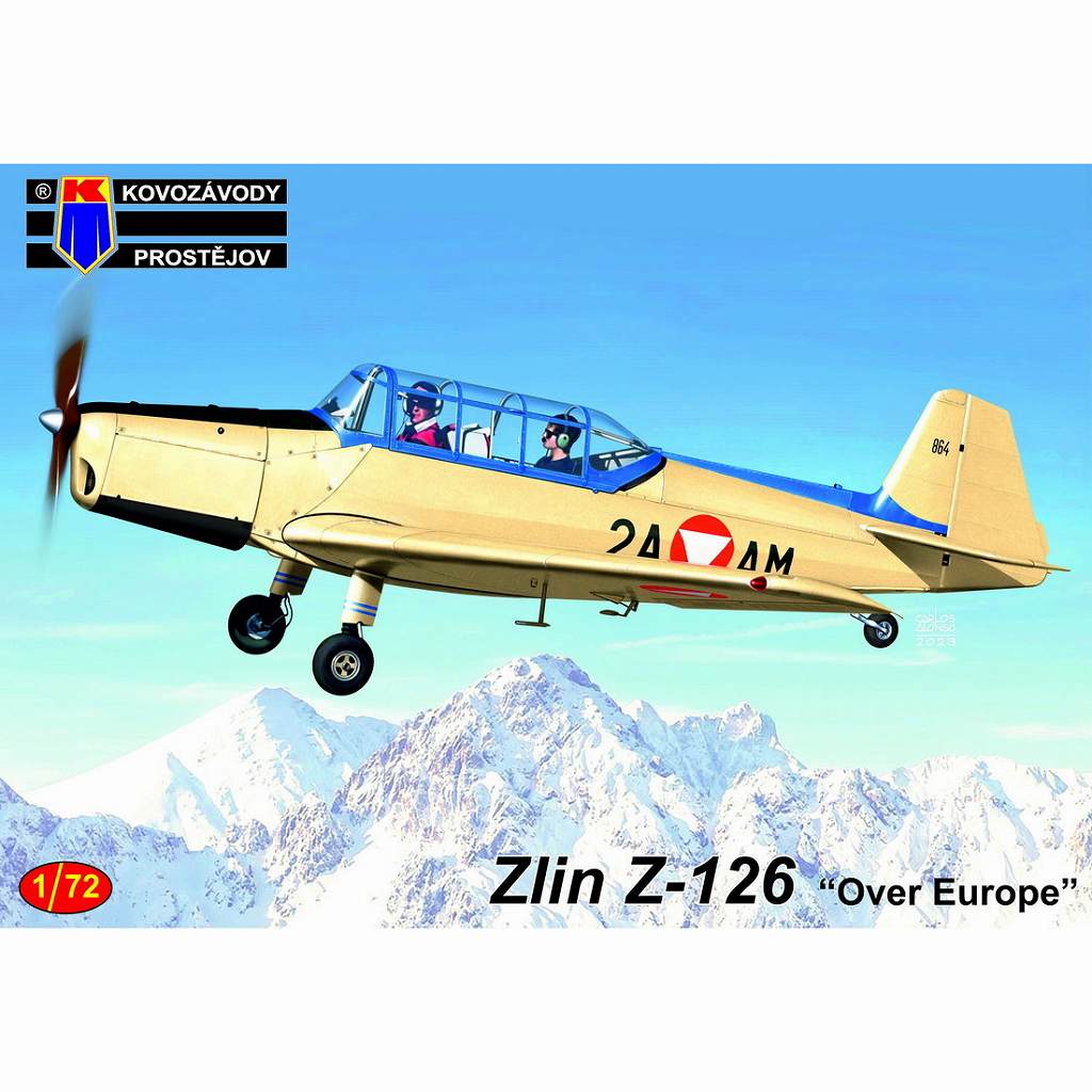 【新製品】KPM0408 1/72 ズリン Z-126 オーストリア/スイス/チェコスロバキア