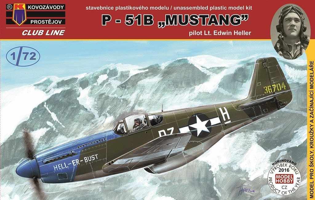 【新製品】CLK0003)P-51B ムスタング エドウィン・ヘラー