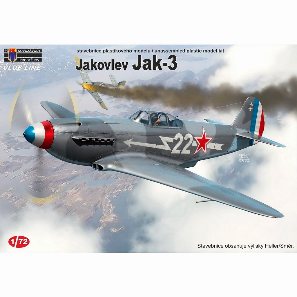 【新製品】CLK0014 1/72 ヤコブレフ Yak-3