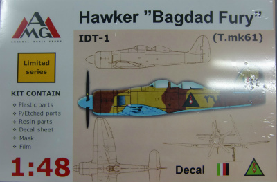 【新製品】48602)ホーカー バグダッドフューリー Mk.61
