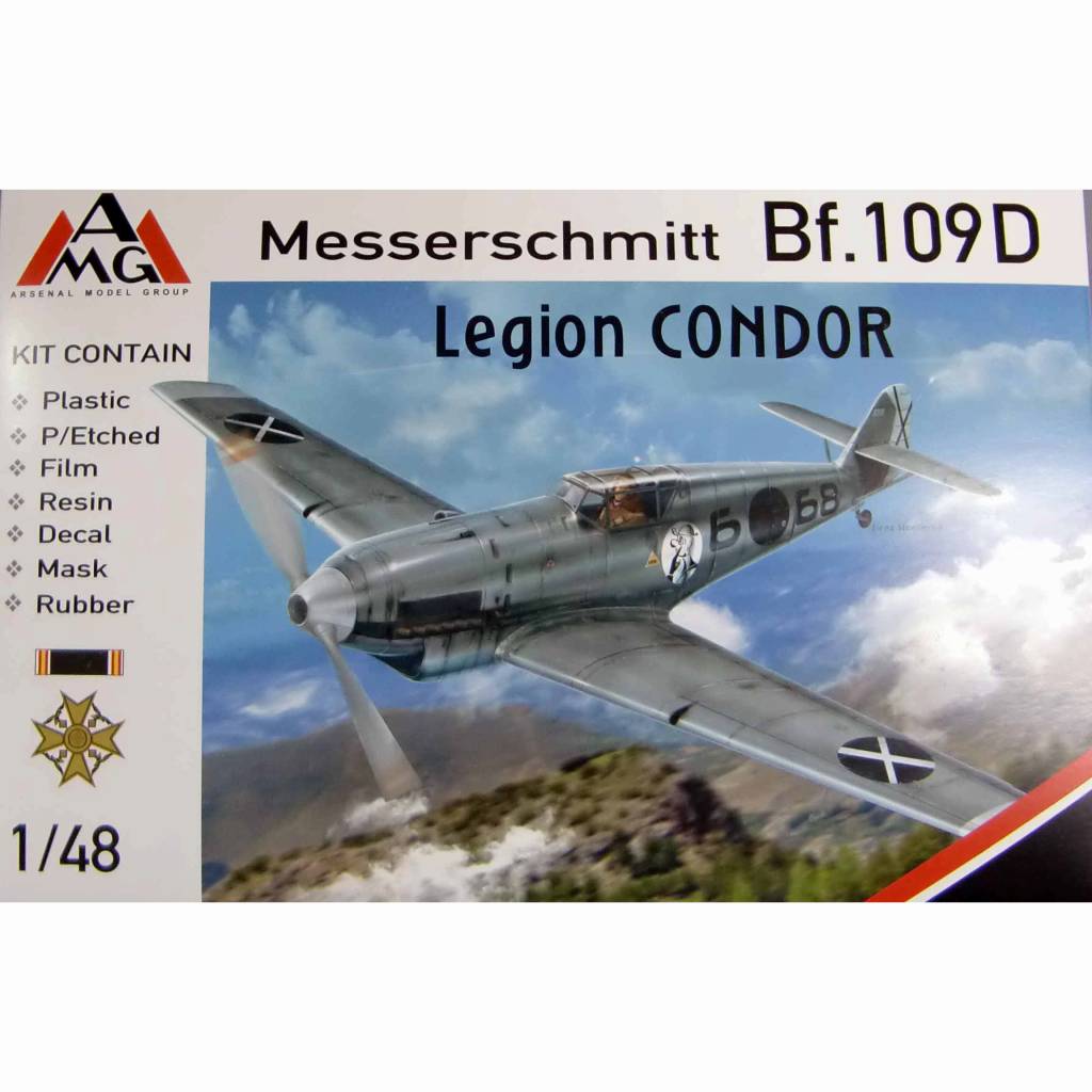 【新製品】48723 メッサーシュミット Bf109D コンドル軍団