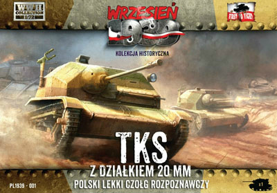 【新製品】[2012307200104] 72001)ポーランド TKS 小型戦車20mm砲搭載型